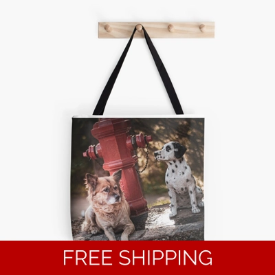 Le Studio Tote Bag Rush Signals Monument 2 Dogs
